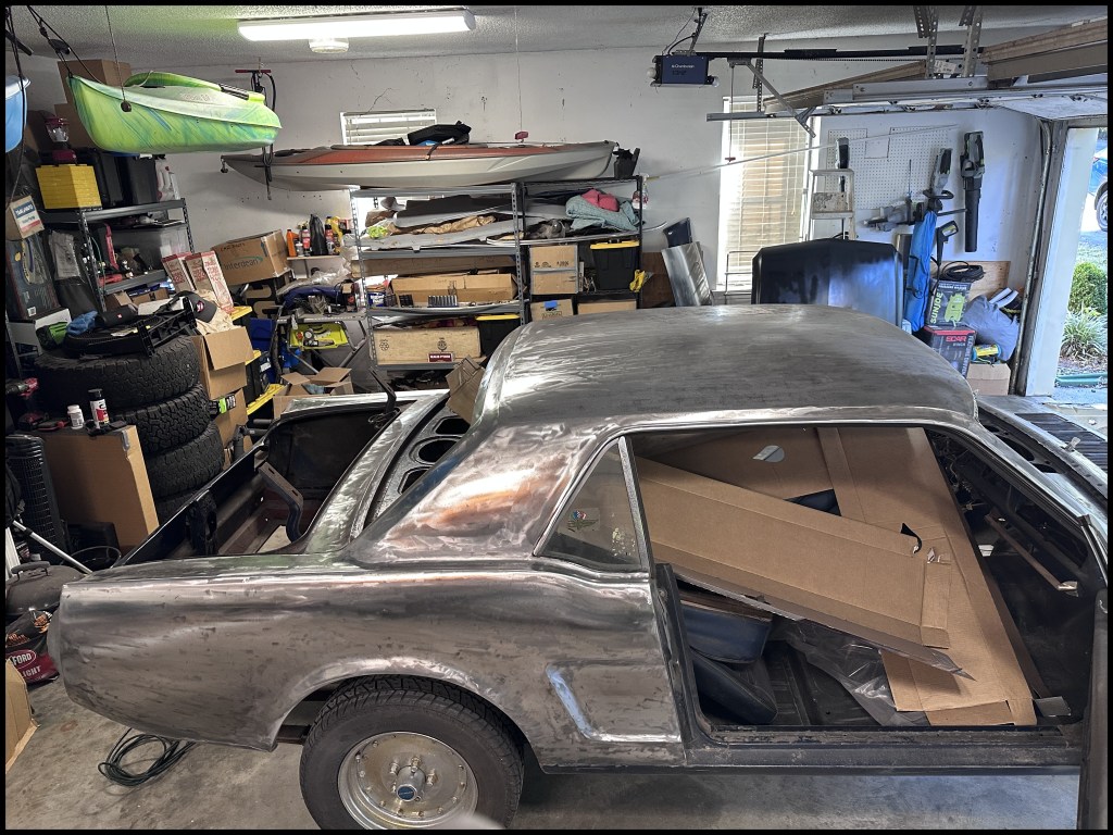 Passanger-side view including roof cleaned.